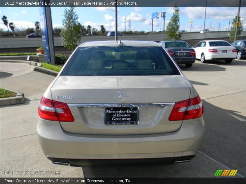 Pearl Beige Metallic / Almond/Mocha 2012 Mercedes-Benz E 350 Sedan