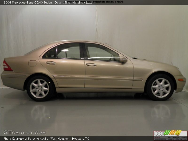 Desert Silver Metallic / Java 2004 Mercedes-Benz C 240 Sedan