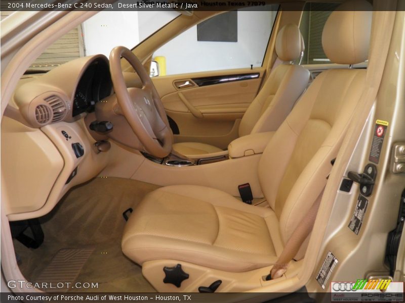Desert Silver Metallic / Java 2004 Mercedes-Benz C 240 Sedan