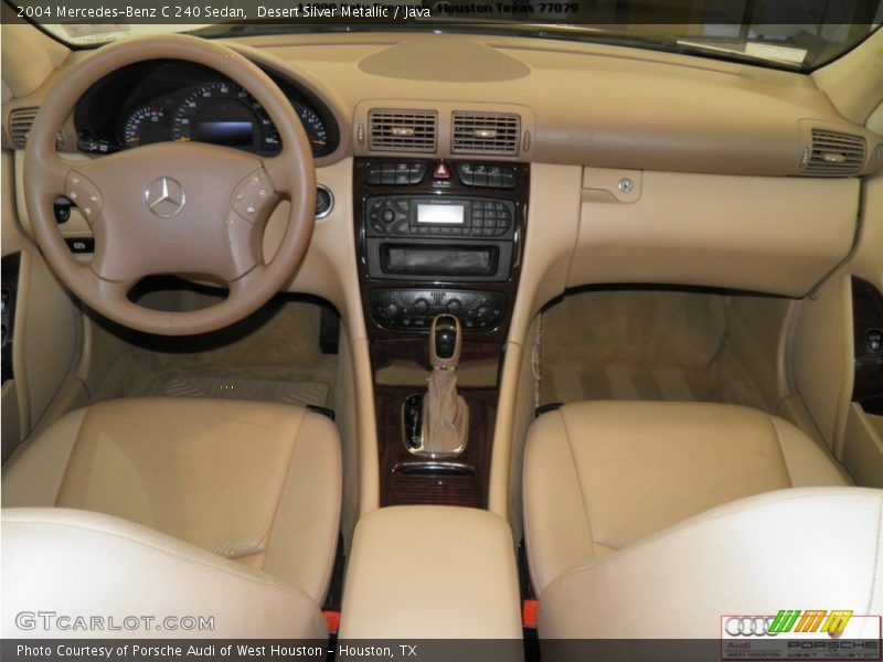 Desert Silver Metallic / Java 2004 Mercedes-Benz C 240 Sedan