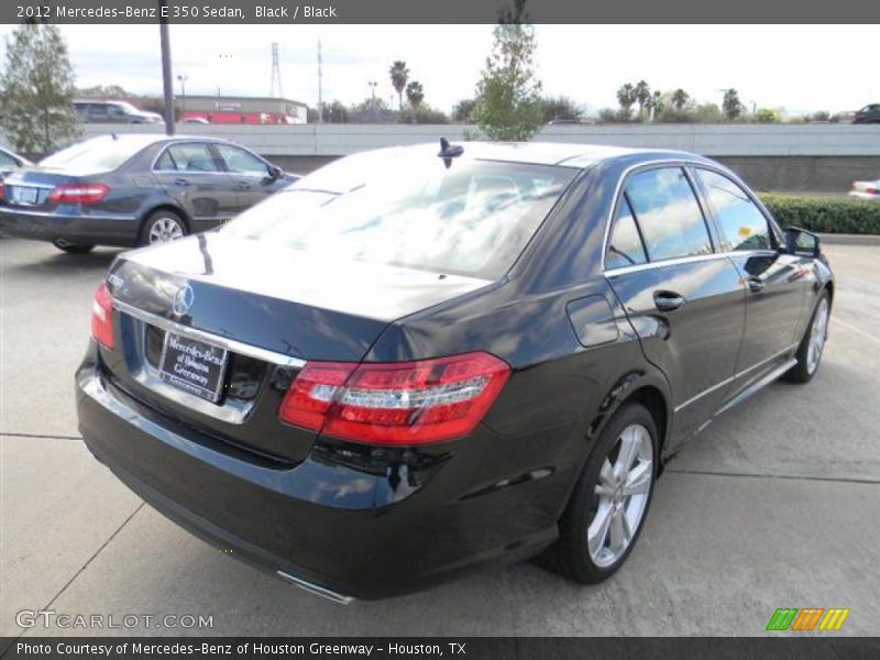 Black / Black 2012 Mercedes-Benz E 350 Sedan