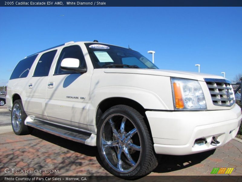 White Diamond / Shale 2005 Cadillac Escalade ESV AWD