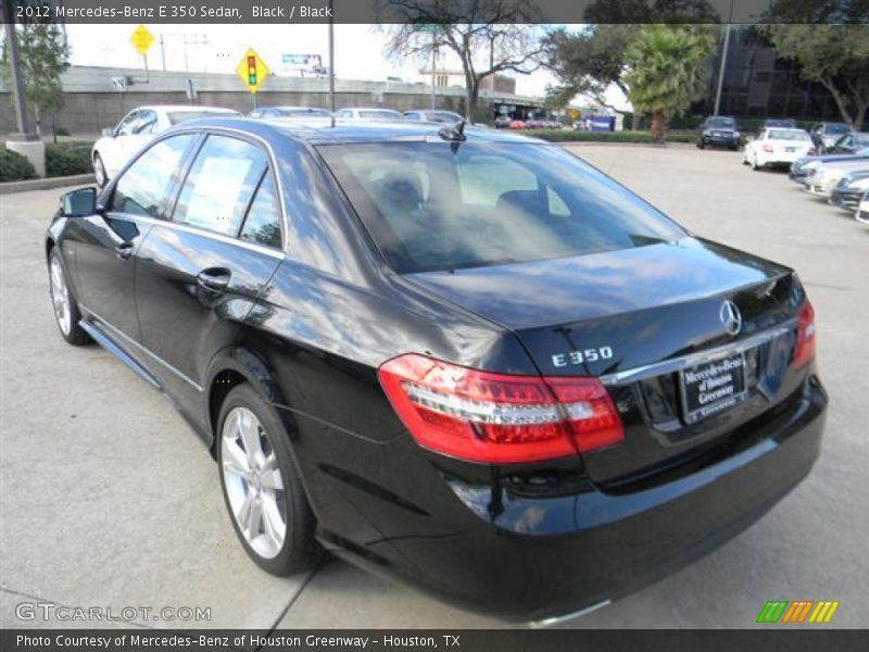 Black / Black 2012 Mercedes-Benz E 350 Sedan