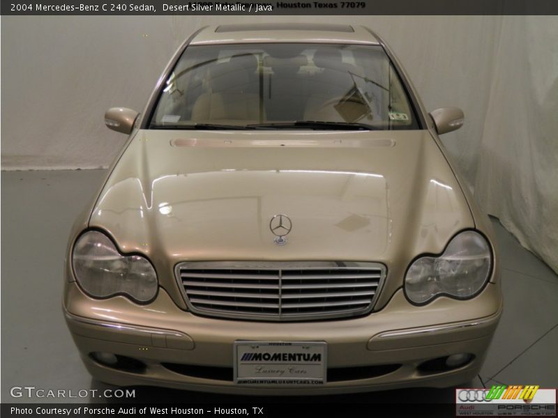 Desert Silver Metallic / Java 2004 Mercedes-Benz C 240 Sedan