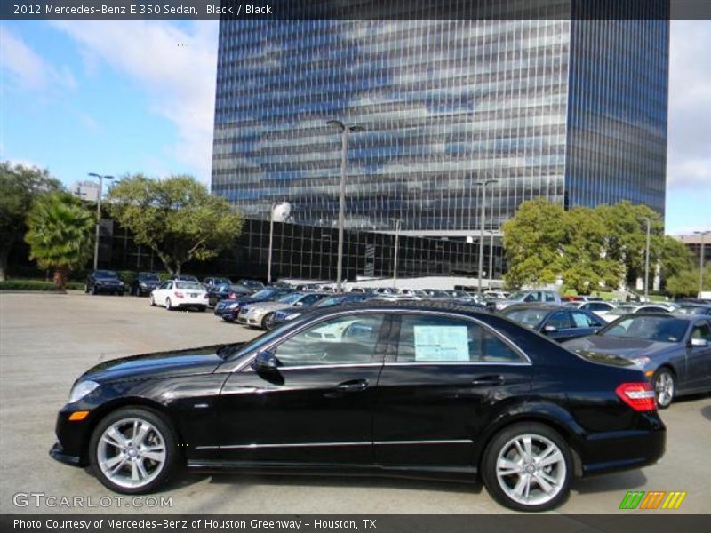 Black / Black 2012 Mercedes-Benz E 350 Sedan