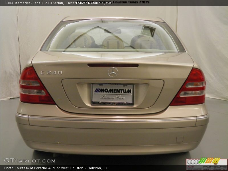 Desert Silver Metallic / Java 2004 Mercedes-Benz C 240 Sedan