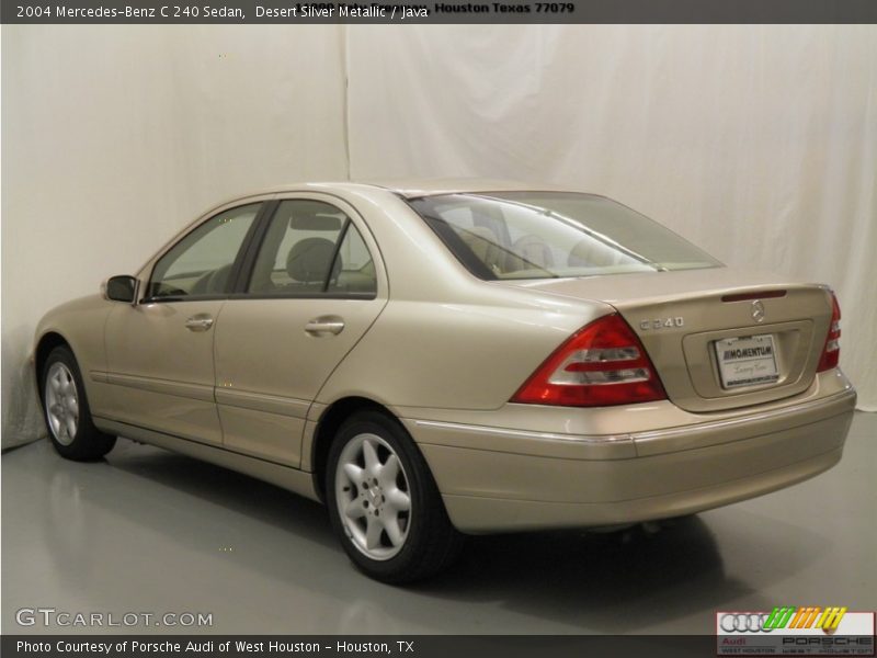 Desert Silver Metallic / Java 2004 Mercedes-Benz C 240 Sedan