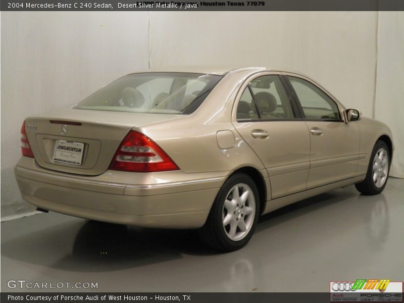 Desert Silver Metallic / Java 2004 Mercedes-Benz C 240 Sedan
