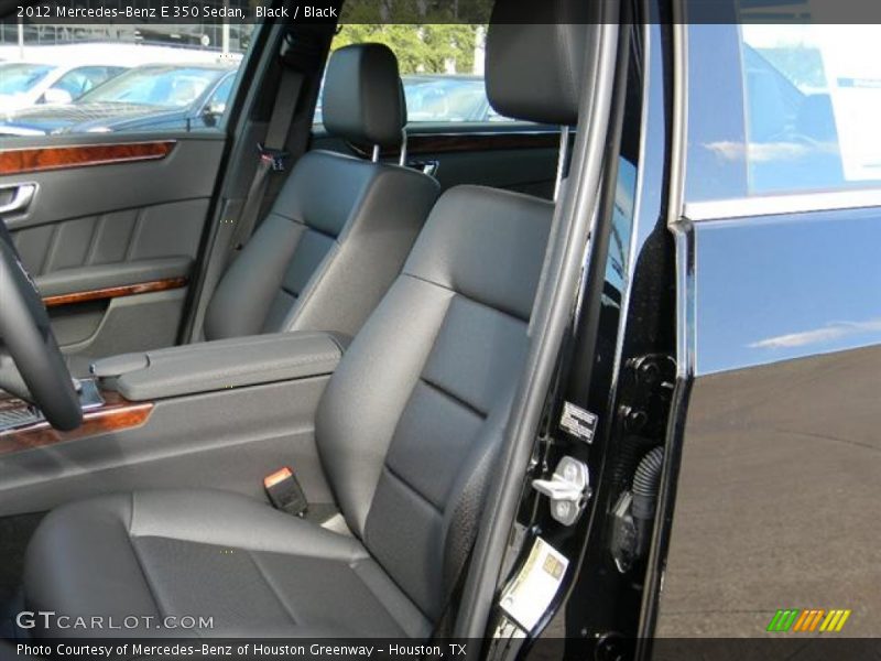 Black / Black 2012 Mercedes-Benz E 350 Sedan