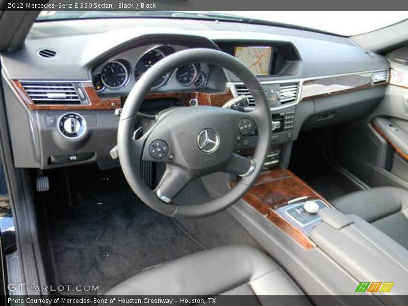 Black / Black 2012 Mercedes-Benz E 350 Sedan