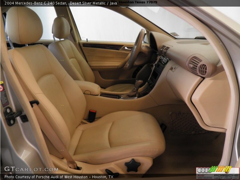 Desert Silver Metallic / Java 2004 Mercedes-Benz C 240 Sedan