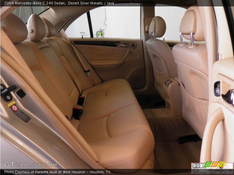 Desert Silver Metallic / Java 2004 Mercedes-Benz C 240 Sedan