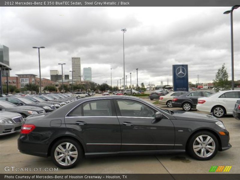 Steel Grey Metallic / Black 2012 Mercedes-Benz E 350 BlueTEC Sedan