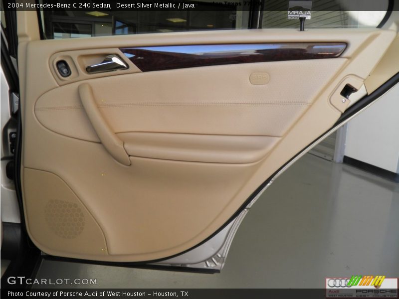Desert Silver Metallic / Java 2004 Mercedes-Benz C 240 Sedan