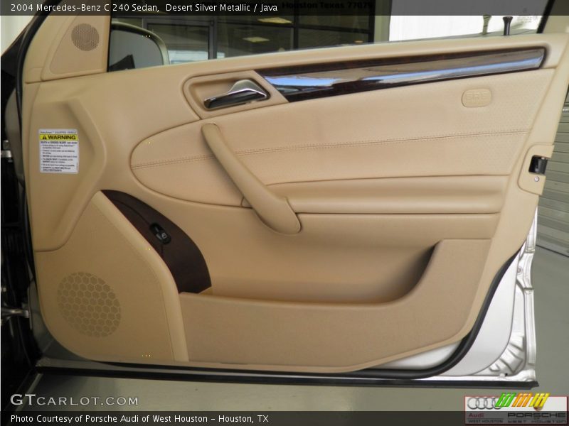 Desert Silver Metallic / Java 2004 Mercedes-Benz C 240 Sedan