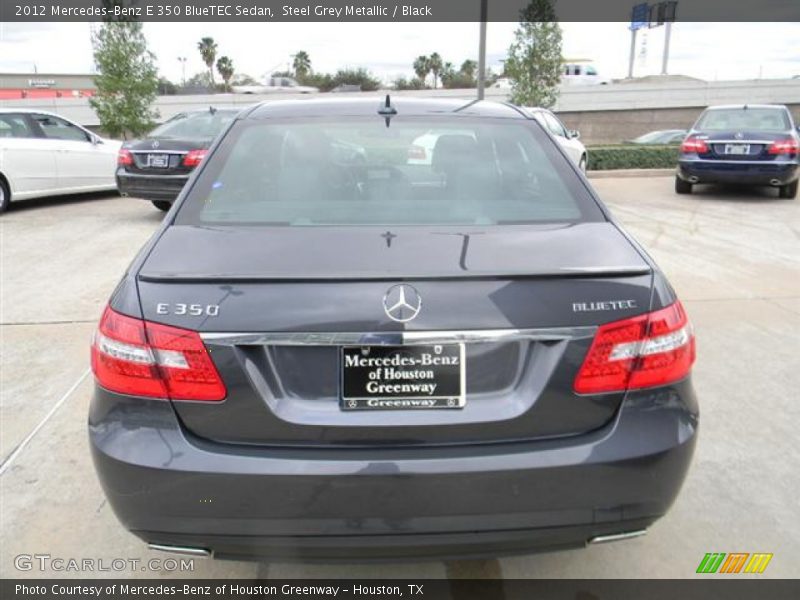 Steel Grey Metallic / Black 2012 Mercedes-Benz E 350 BlueTEC Sedan