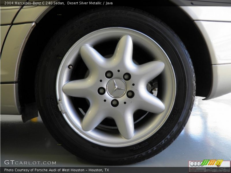 Desert Silver Metallic / Java 2004 Mercedes-Benz C 240 Sedan