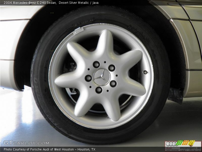 Desert Silver Metallic / Java 2004 Mercedes-Benz C 240 Sedan