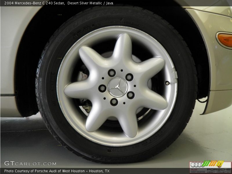 Desert Silver Metallic / Java 2004 Mercedes-Benz C 240 Sedan