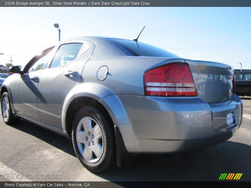 Silver Steel Metallic / Dark Slate Gray/Light Slate Gray 2008 Dodge Avenger SE