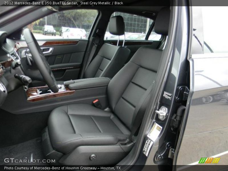 Steel Grey Metallic / Black 2012 Mercedes-Benz E 350 BlueTEC Sedan
