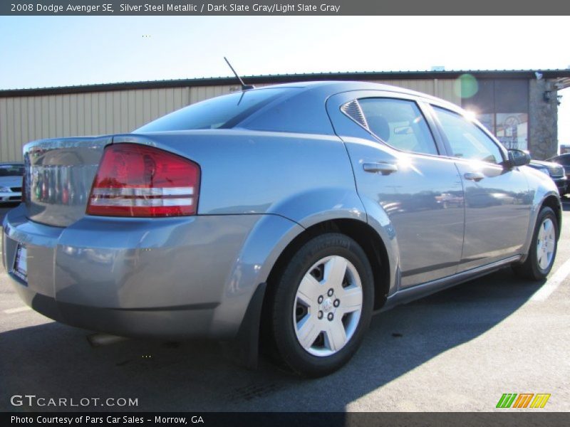 Silver Steel Metallic / Dark Slate Gray/Light Slate Gray 2008 Dodge Avenger SE