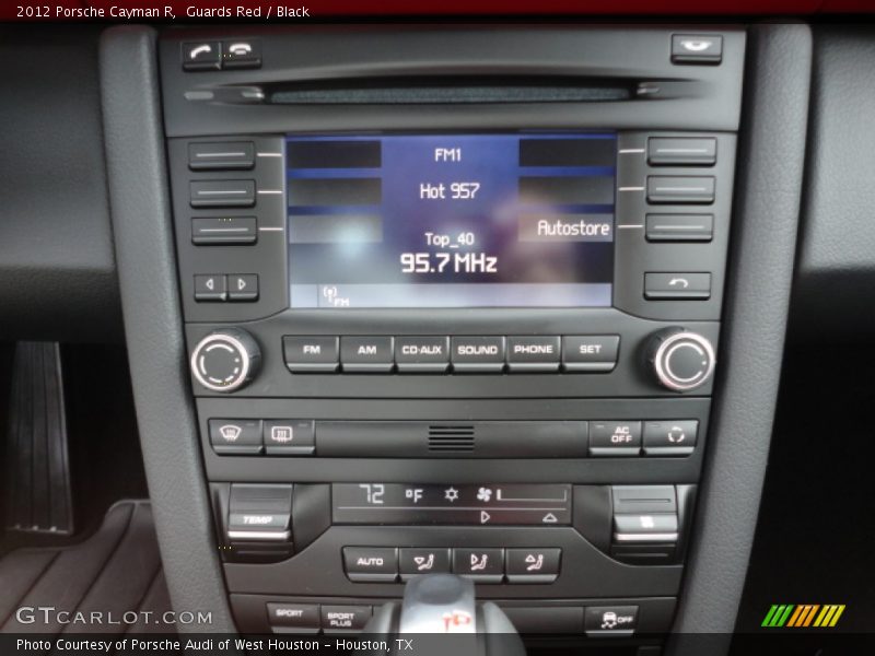 Controls of 2012 Cayman R