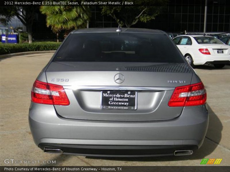 Palladium Silver Metallic / Black 2012 Mercedes-Benz E 350 BlueTEC Sedan