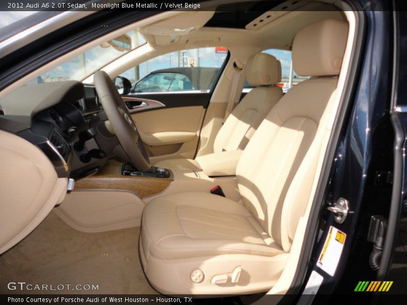  2012 A6 2.0T Sedan Velvet Beige Interior