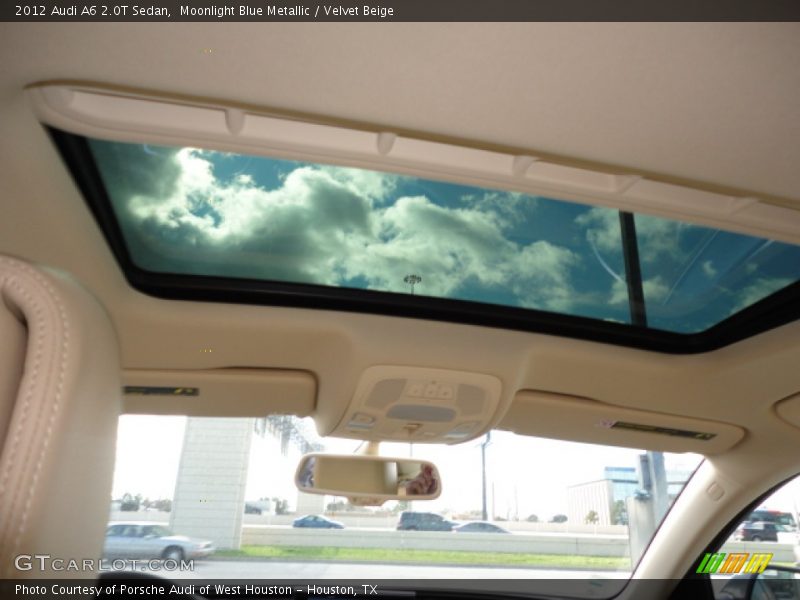 Moonlight Blue Metallic / Velvet Beige 2012 Audi A6 2.0T Sedan