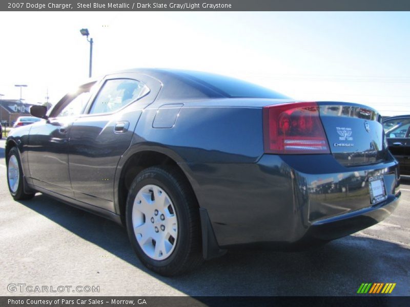 Steel Blue Metallic / Dark Slate Gray/Light Graystone 2007 Dodge Charger