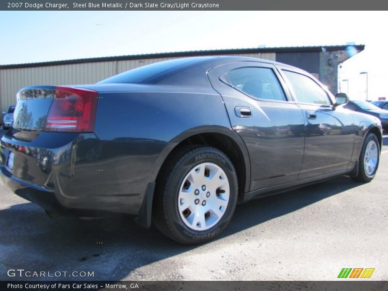 Steel Blue Metallic / Dark Slate Gray/Light Graystone 2007 Dodge Charger