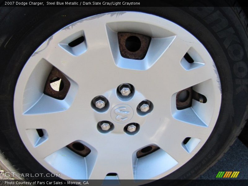 Steel Blue Metallic / Dark Slate Gray/Light Graystone 2007 Dodge Charger