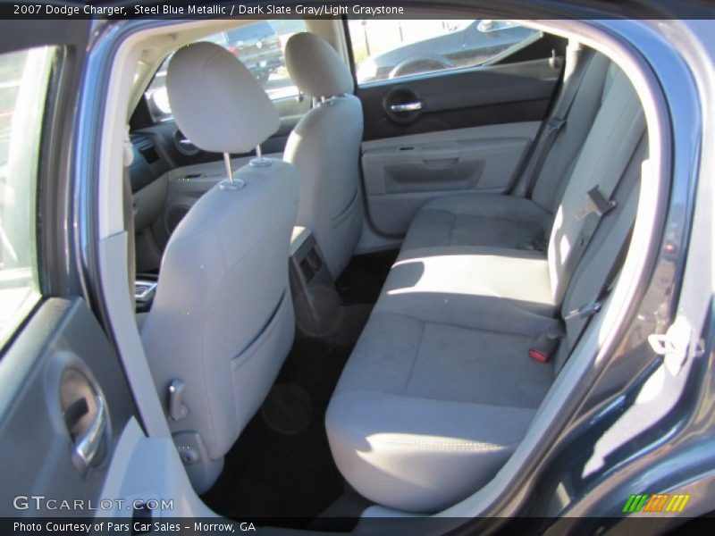 Steel Blue Metallic / Dark Slate Gray/Light Graystone 2007 Dodge Charger