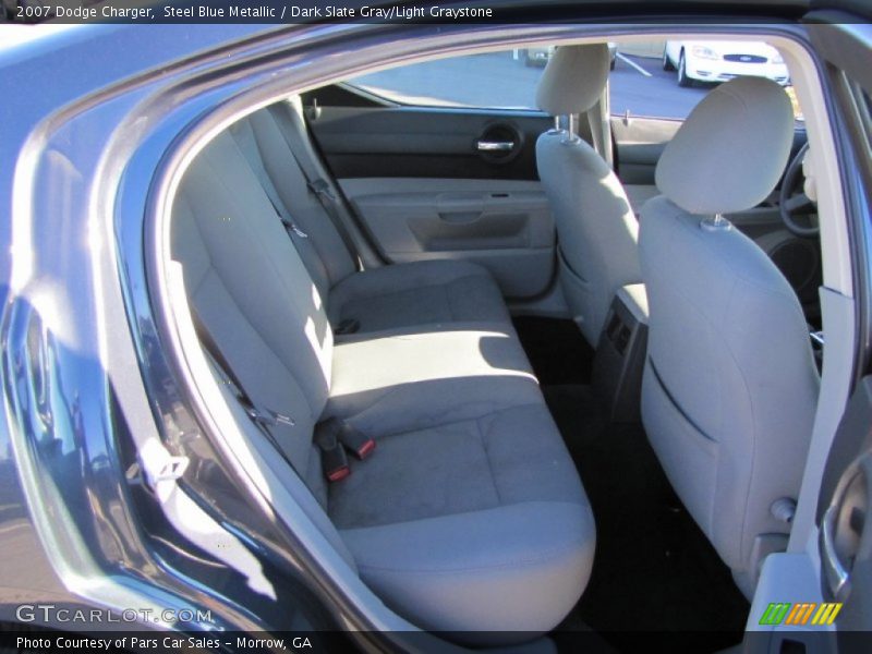 Steel Blue Metallic / Dark Slate Gray/Light Graystone 2007 Dodge Charger