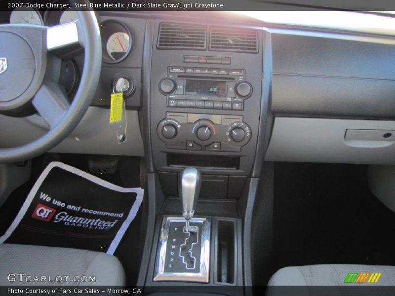 Steel Blue Metallic / Dark Slate Gray/Light Graystone 2007 Dodge Charger