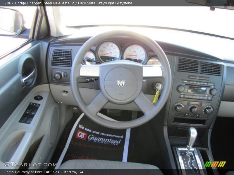 Steel Blue Metallic / Dark Slate Gray/Light Graystone 2007 Dodge Charger