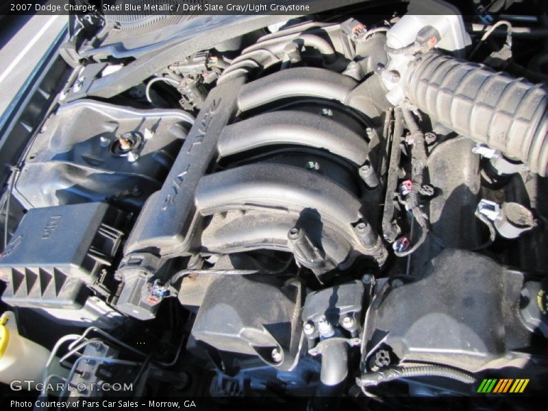 Steel Blue Metallic / Dark Slate Gray/Light Graystone 2007 Dodge Charger