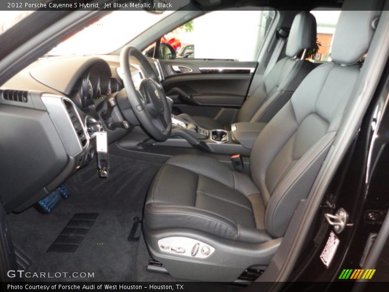  2012 Cayenne S Hybrid Black Interior