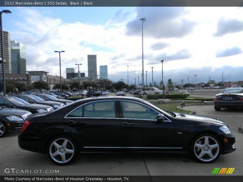 Black / Black 2012 Mercedes-Benz S 550 Sedan