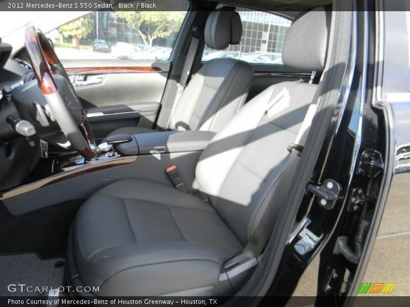 Black / Black 2012 Mercedes-Benz S 550 Sedan