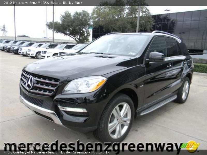 Black / Black 2012 Mercedes-Benz ML 350 4Matic