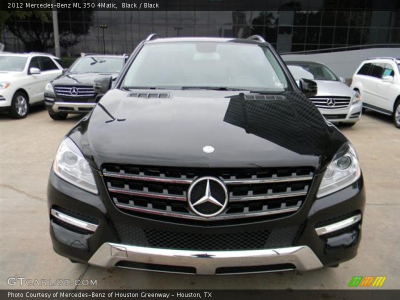 Black / Black 2012 Mercedes-Benz ML 350 4Matic