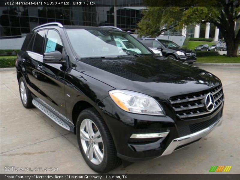 Black / Black 2012 Mercedes-Benz ML 350 4Matic