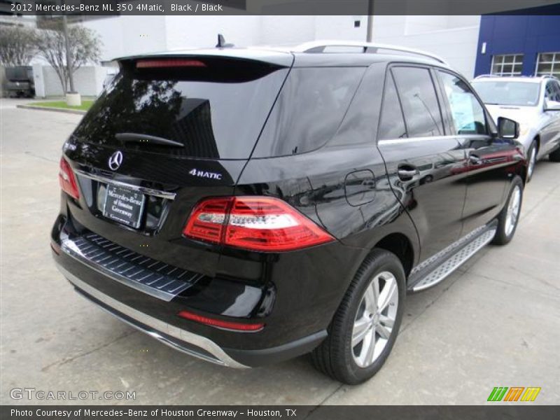 Black / Black 2012 Mercedes-Benz ML 350 4Matic