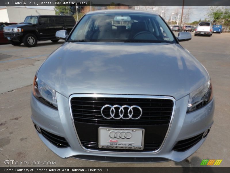 Monza Silver Metallic / Black 2012 Audi A3 2.0T