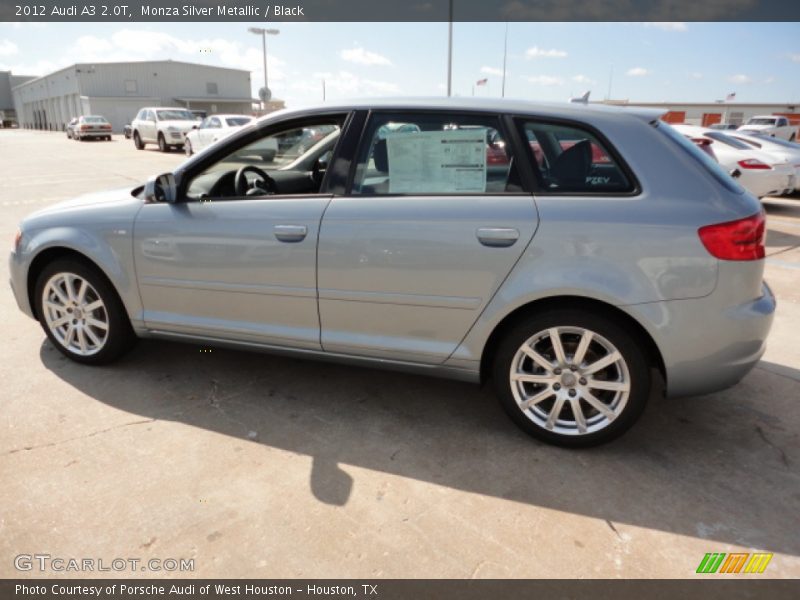 Monza Silver Metallic / Black 2012 Audi A3 2.0T