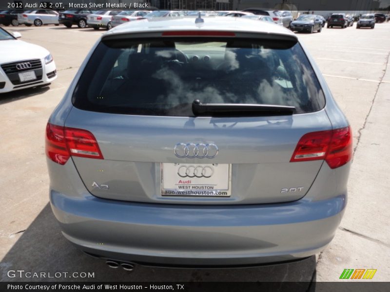 Monza Silver Metallic / Black 2012 Audi A3 2.0T