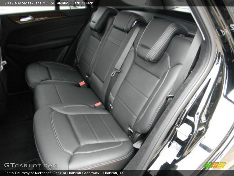 Black / Black 2012 Mercedes-Benz ML 350 4Matic