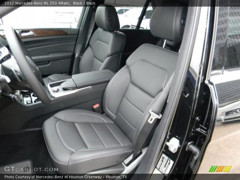Black / Black 2012 Mercedes-Benz ML 350 4Matic